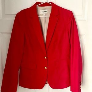 GUC Banana Republic red classic blazer women's size 10